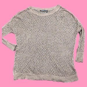 brown oversized sweater womens size small